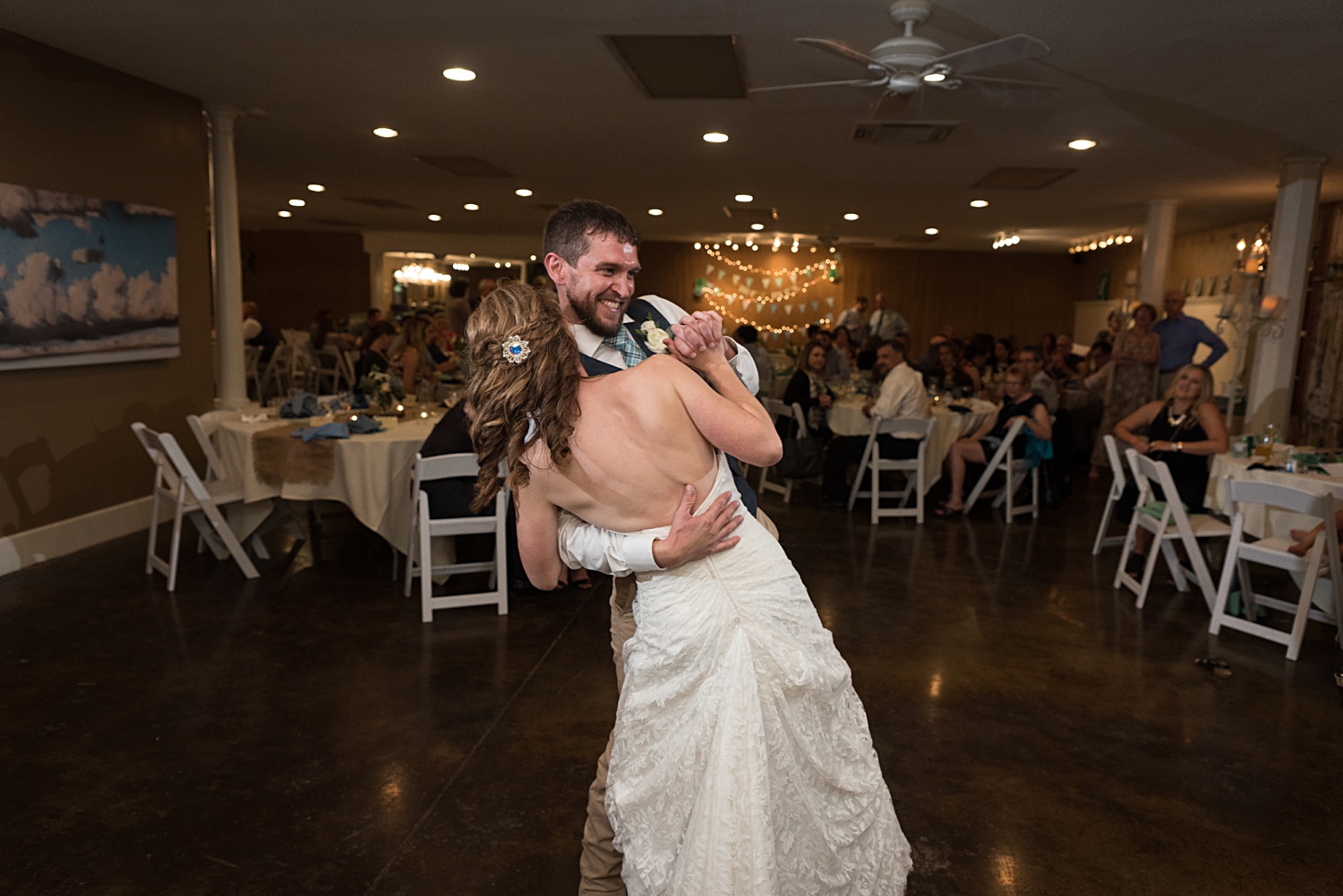 First Dance during reception at Eventful at Locust Grove wedding-KC-Wedding-Photographer-Emily-Lynn-Photography