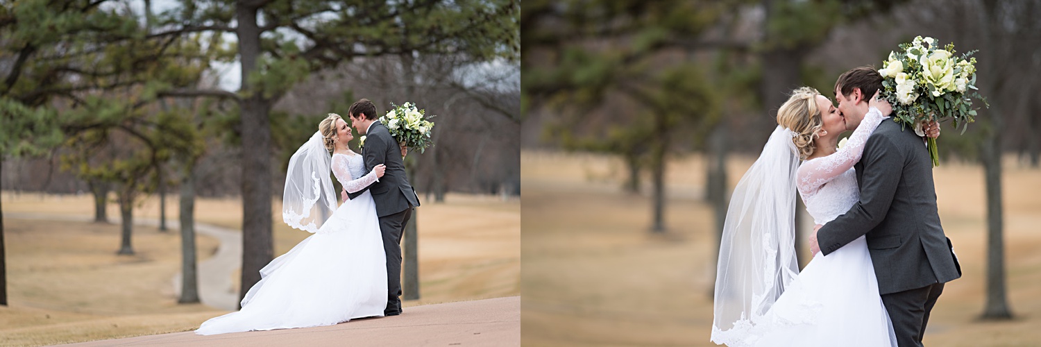 Couples Photos Outside at St-Andrews-Golf-Course-Wedding-Photos-Overland-Park-KS-Wedding-Photographer-Emily-Lynn-Photography