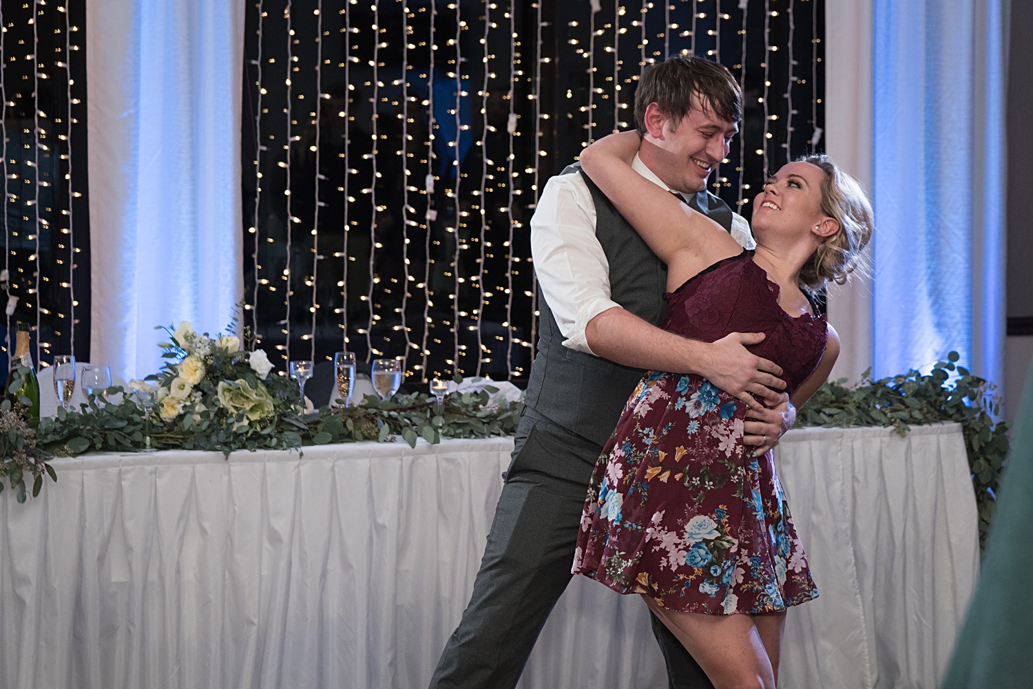 First Dance Photo at St-Andrews-Golf-Course-Wedding-Photos-Overland-Park-KS-Wedding-Photographer-Emily-Lynn-Photography