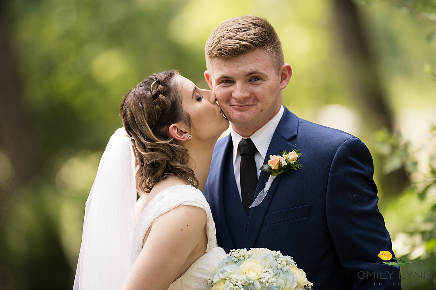 The couple's photo. Wedding-Photos-at-Enchanted-Acres-KC-Wedding-Photographer-Emily-Lynn-Photography.