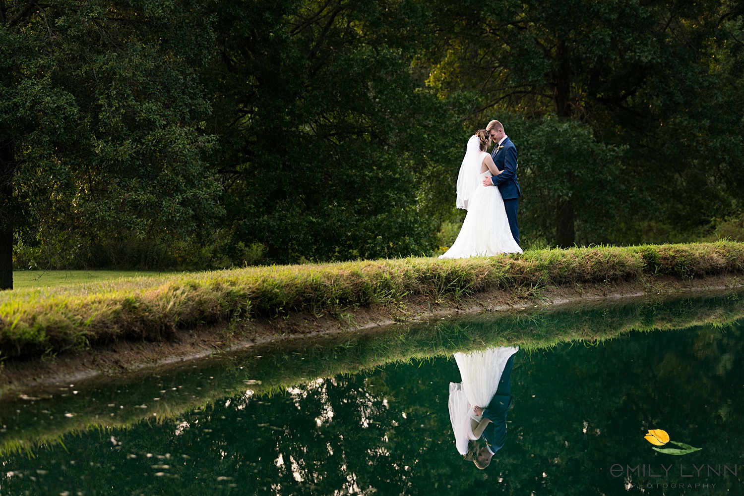 Couple's photo. Wedding-Photos-at-Enchanted-Acres-KC-Wedding-Photographer-Emily-Lynn-Photography.