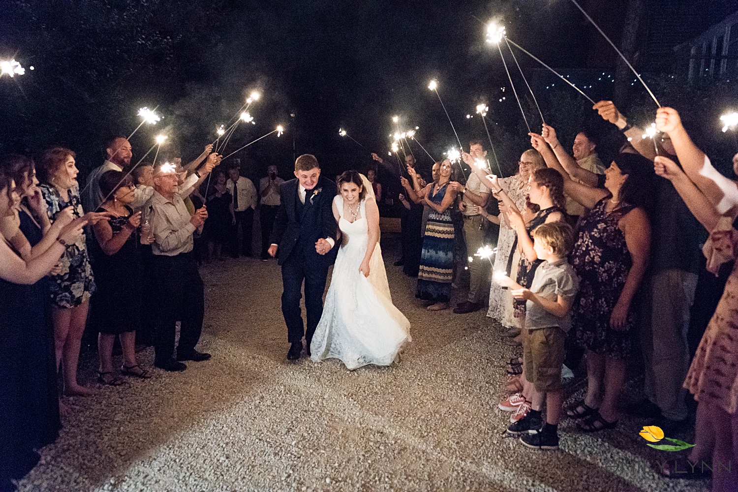 Fireworks send off. Wedding-Photos-at-Enchanted-Acres-KC-Wedding-Photographer-Emily-Lynn-Photography.