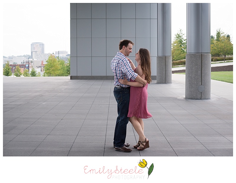 Downtown Kansas City Engagement Photos