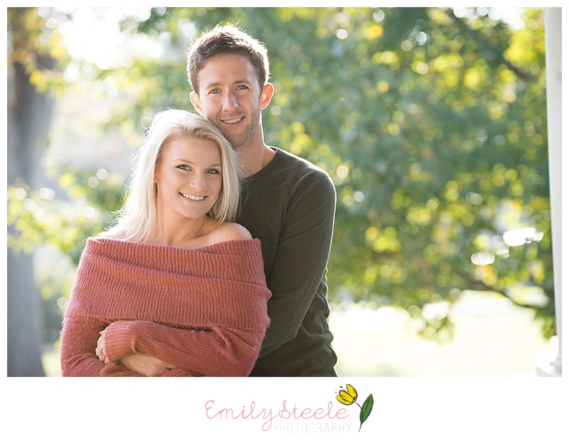 Sunrise engagement photo Lawrence, KS